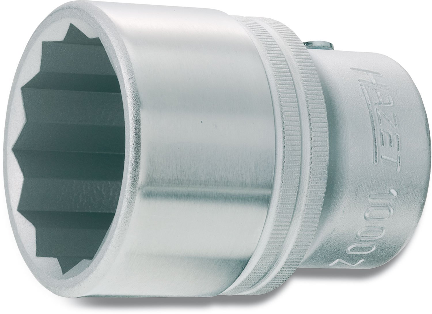 HAZET 1000Z-27 54 mm 12-Point Profile Socket - Chrome-Plated/Polished