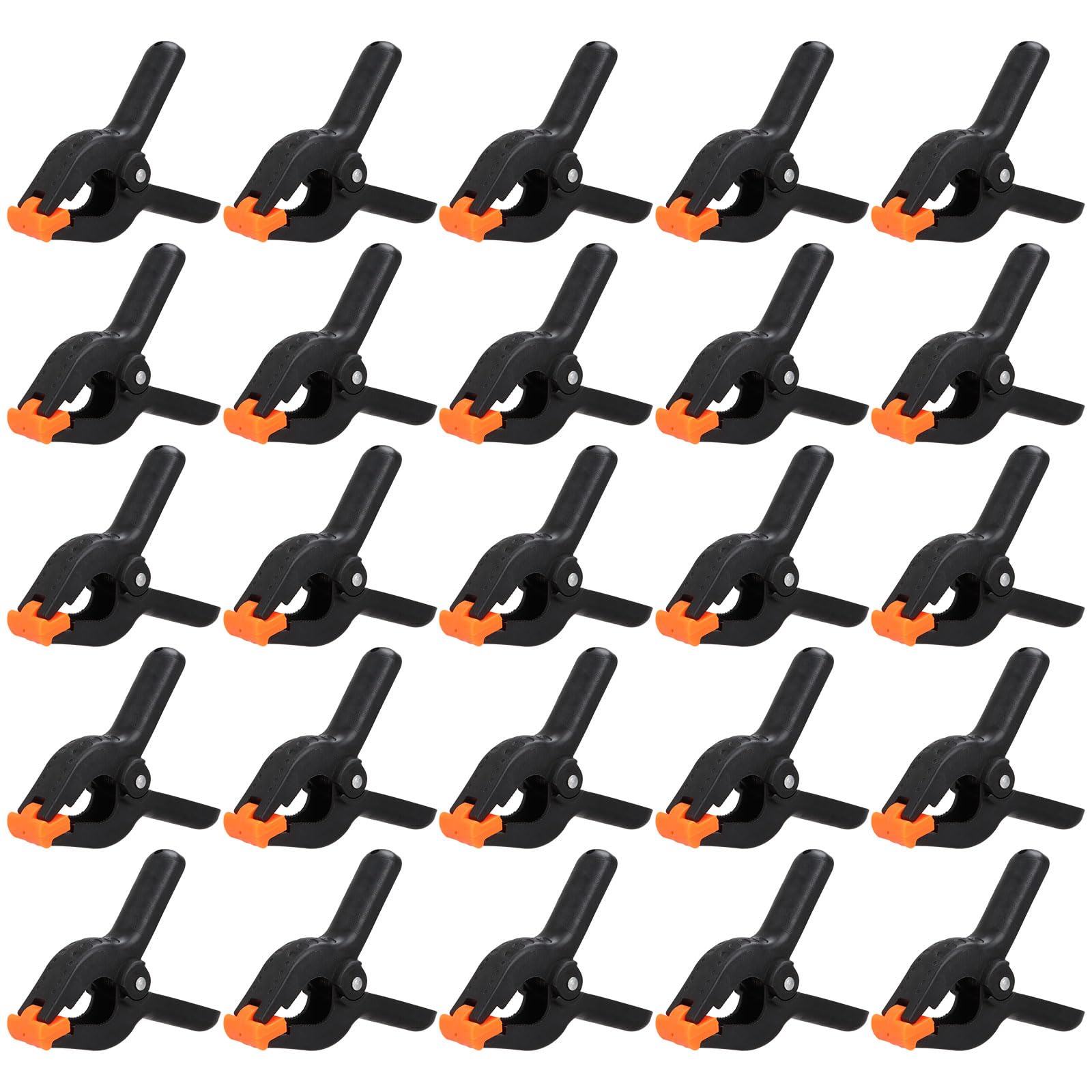 CYEER 20 Pcs Spring Clamps, 4 Inch Clamps for Woodwork, Heavy Duty Plastic Clips Clamps for Tarpaulin, Market Stall, Backdrop