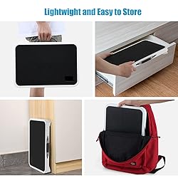 Jocauto Folding Step Stool, Height-Adjustable Step