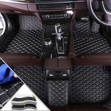 Amazon カスタムカーマットメルセデス ベンツ Mercedes Benz Maybach S Class 4 Seat 14 19 フロアマット右ハンドル車専用防水汚れ防止滑り止フルサラウンド ハイエンド カスタム レザーマット すべての天候ラグマット Black Beige フロアマット 車 バイク