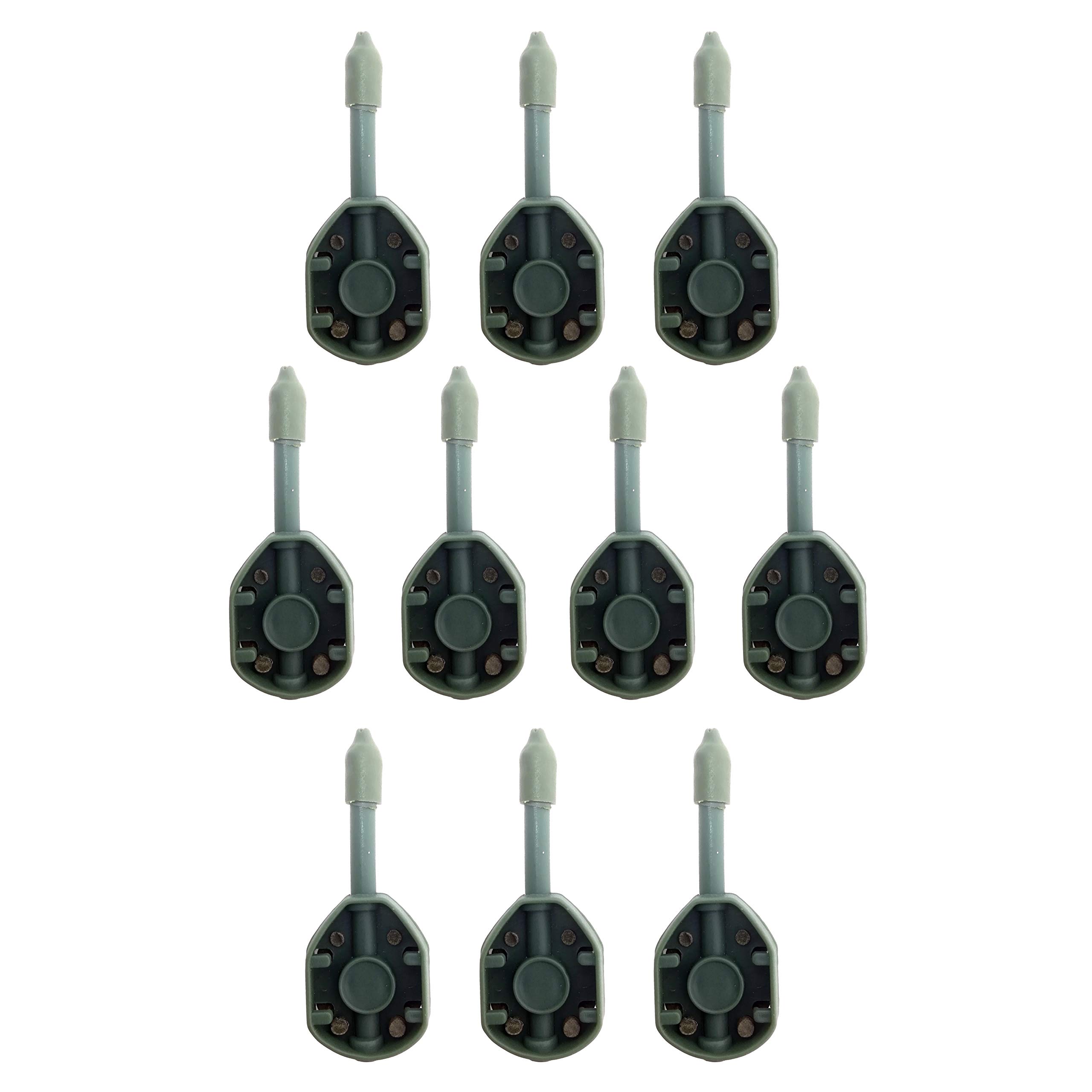 FLADEN Fishing - 10 x FEEDERS - ANTI ROLL Feeders Bulk Packs Standard 30g and Large 50g - Great For Use With a Wide Range of Groundbaits (10 x 30g Feeders)