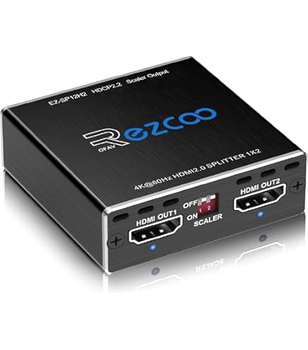 Amazon.com: HDMI Splitter 1x1 Audio Extractor 4K 60Hz Atmos CEC