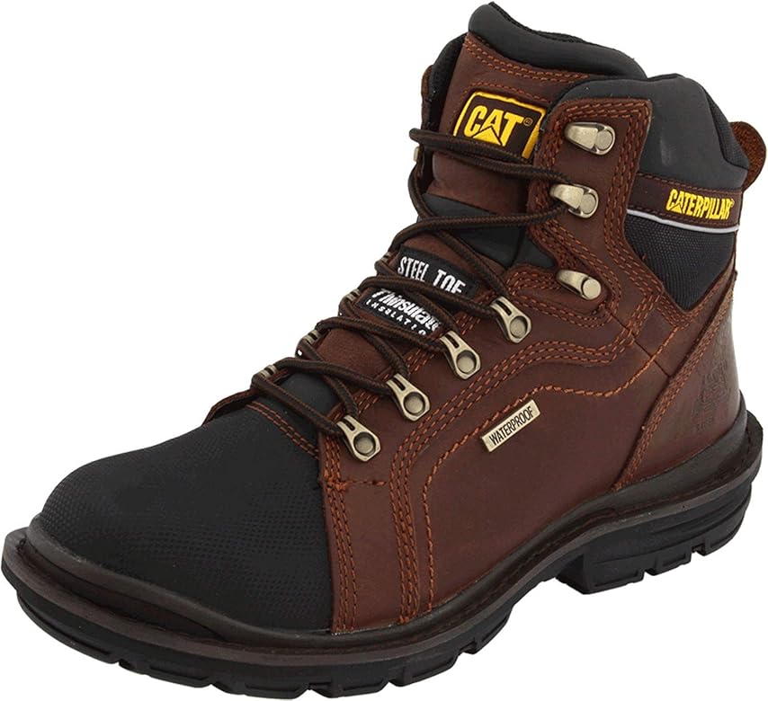 caterpillar steel toe boots amazon