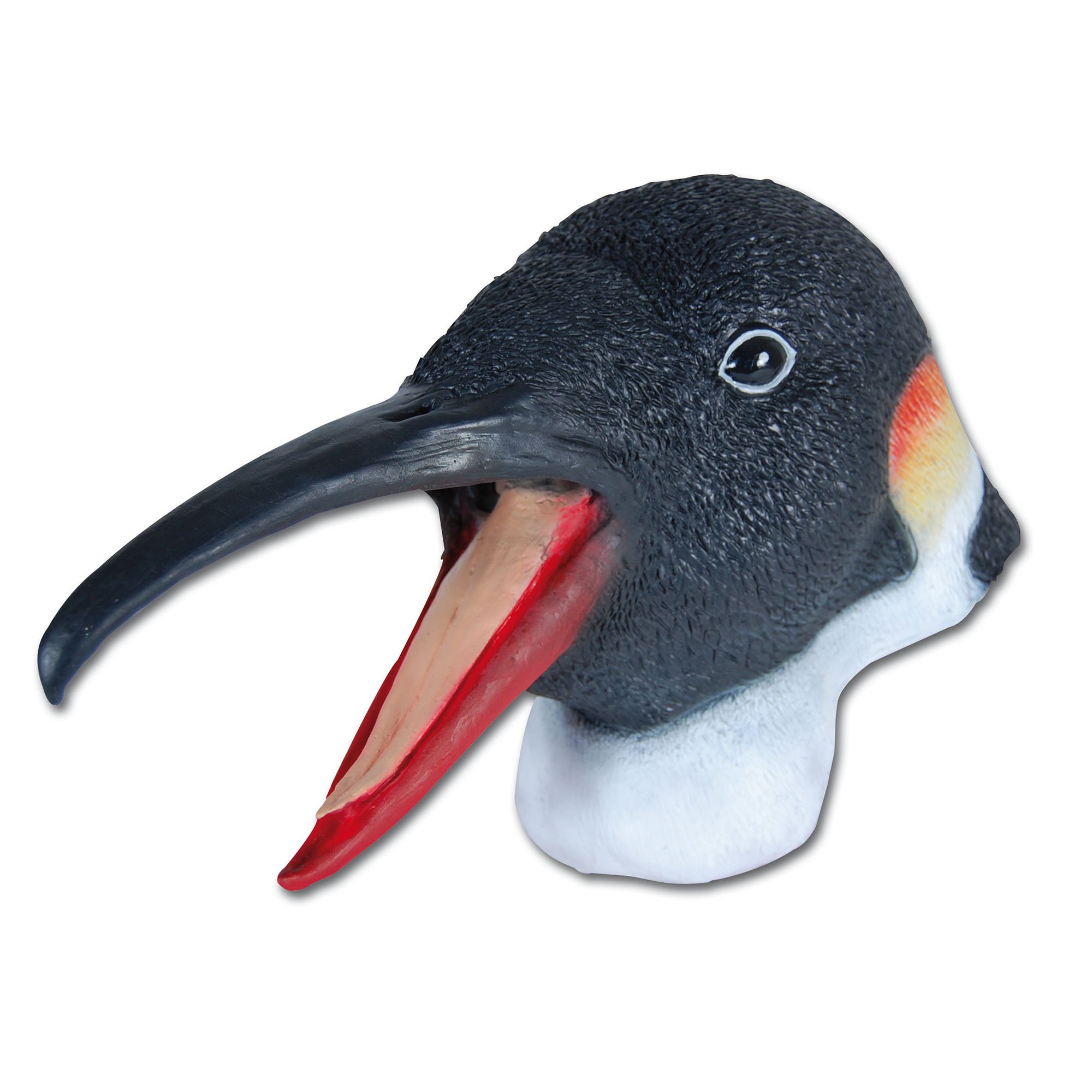 Realistic Black Penguin Overhead Rubber Mask (Pack of 1) - Perfect Accessory for Animal-Themed Parties, World Book Day, Cosplay, Festivals, & Themed Events Halloween Halloween