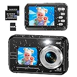 4K Underwater Camera with 64GB Card, 11FT