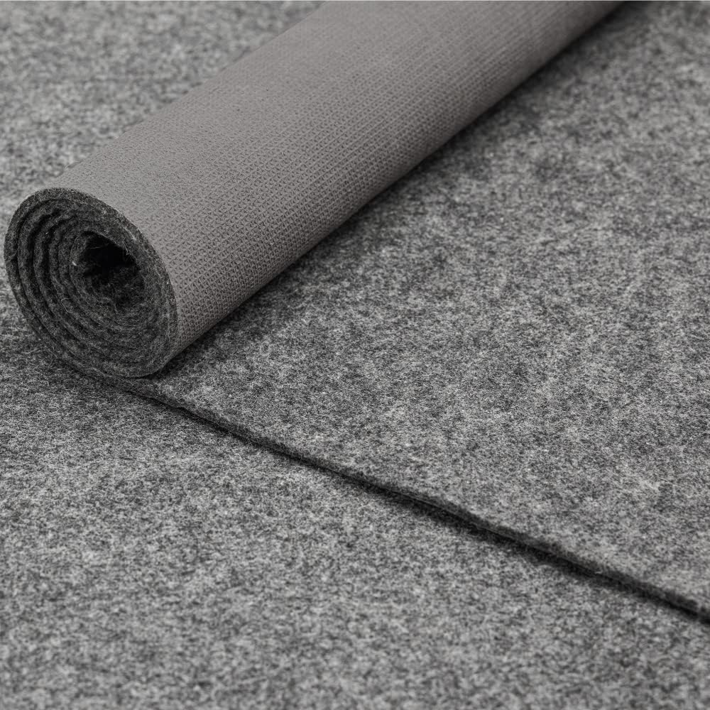Rugs, Pads & Protectors - Gorilla Grip Felt and Natural Rubber Rug Pad, 1/8” Thick, 3x5 FT Protective Padding for Under Area Rugs, Cushioned Gripper Pads for Carpet, Runners, Hardwood Floors Protection, Slip Skid Resistant