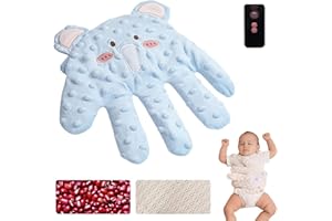 RYGRZJ Baby Soothing Palm Hand, Baby Patter for Sleep, Baby Startle Prevention Palm, Electric Infants Sleep Aid Hand Glove, Cute Baby Soothing Palm for Patting and Soothing Baby (Elephant)