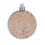 Vickerman 4" Christmas Ornament Ball, Gold Shiny