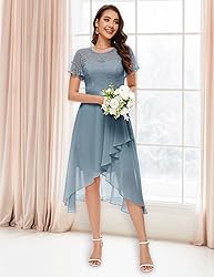 Wedtrend Women's Formal Dress Ruffle Cocktail Party