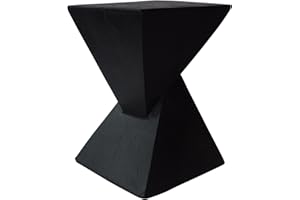 Christopher Knight Home Jerod Light-Weight Concrete Accent Table, Black