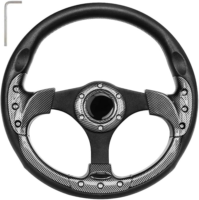 Golf Cart Steering Wheel Fit Golf Cart Club Car EZGO Yamaha Universal
