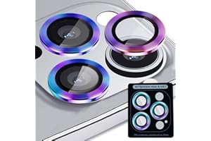 TIUYAO Camera Lens Protector for iPhone 13 Pro 6.1"& iPhone 13 Pro Max 6.7", Tempered Glass Camera Lens Protector Aluminum Al