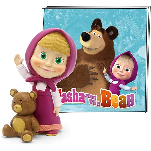 Amazon.com: Masha and the Bear Short Sleeve Graphic Logo T