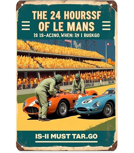 Amazon.com: Pacifica Island Art 1959 Grand Prix - 24 hours of Le