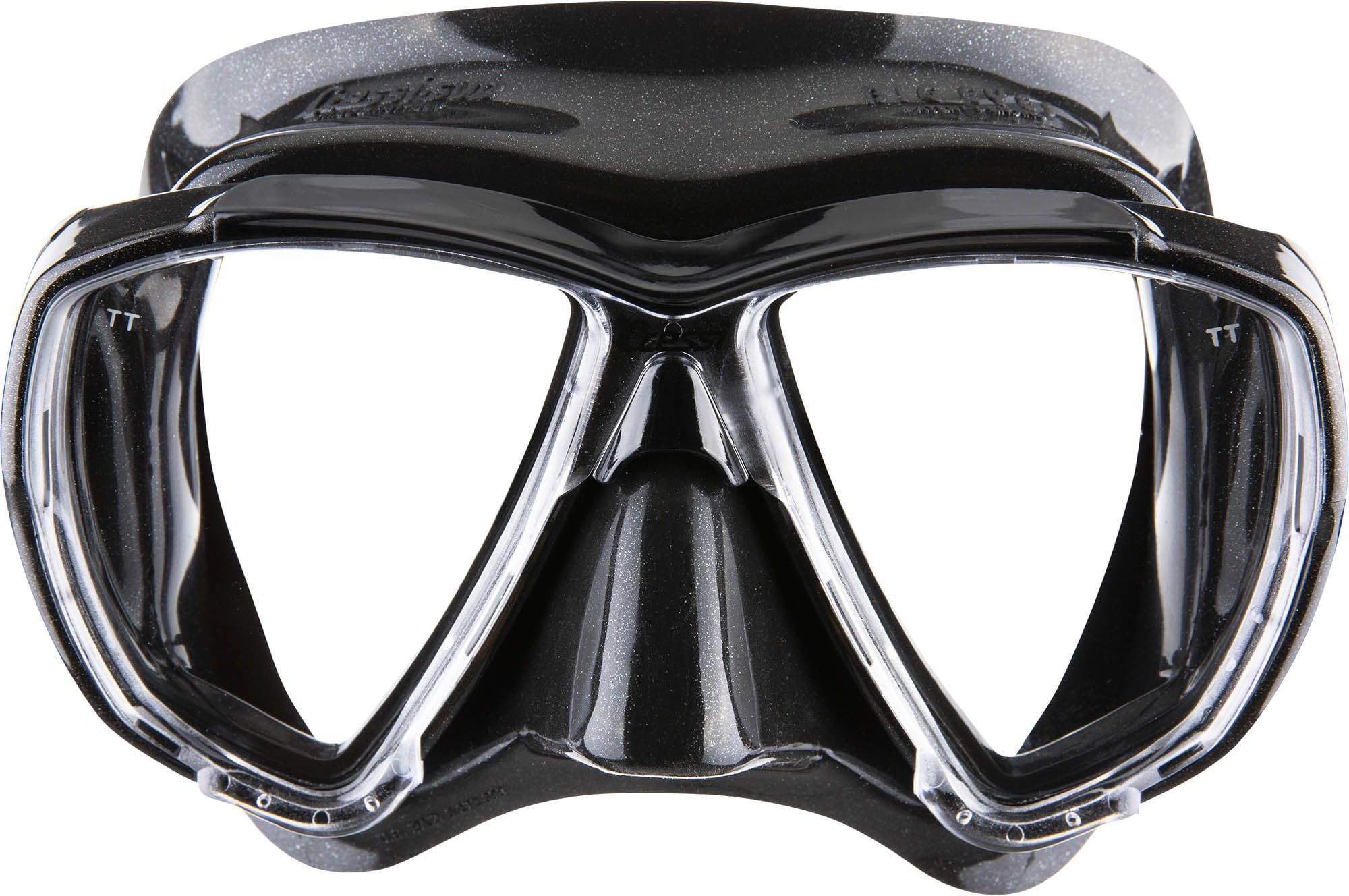 CRESSI Big Eyes Mask Black/Black - Single Big Eyes Mask for Diving and Snorkelling, Black/Black, One Size, Adults — image 1