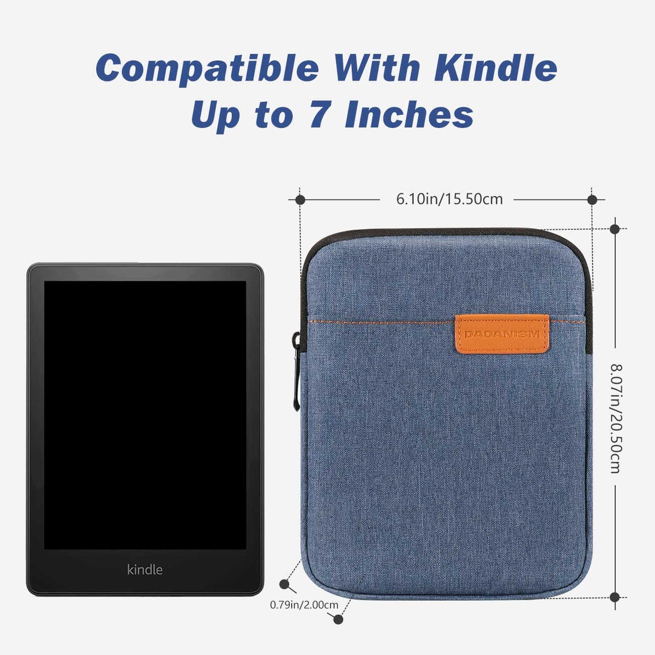 Dadanism 6-7 Inch Protective Sleeve Carrying Case Fits All-New 6