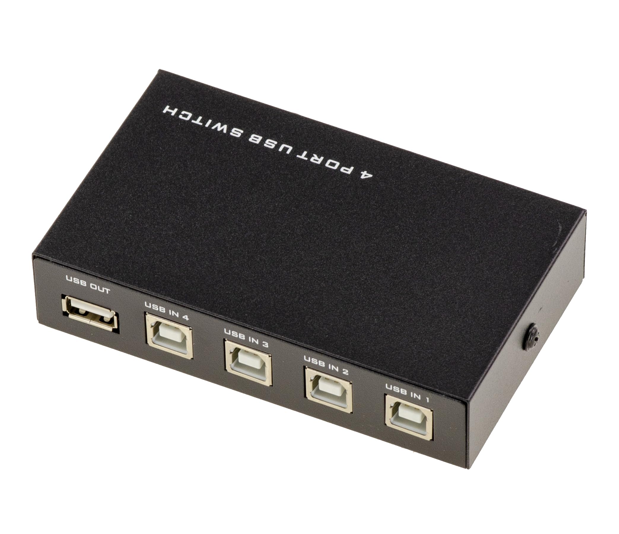KALEA-INFORMATIQUE 4-port switch-type USB 2.0 sharing box, switching 4 inputs to 1 output or 1 input to 4 outputs