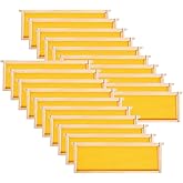 MayBee 20 Pack Honey Bee Frames with 100% Beeswax Coated Food Grade Foundation Sheets, Medium Super Beehive Frame for Beekeeping, 6-1/4-Inch (Yellow)