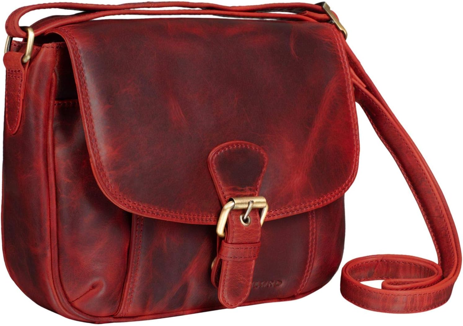 STILORD "Violeta Elegant Leather Handbag Ladies Small Vintage Shoulder bag for Going Out Classic Evening Bag Tote Genuine Leahter Colour:kara - Image 4