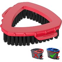 Lot De 2 Brosses à Récurer Compatibles Vileda Turbo Spin - Pour Sols, Carrelage, Salle De Bain