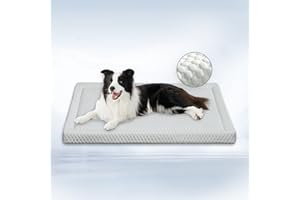 Lucky Tom Breathable Dog Cooling Pad, Thick, Non-sticky, Safe and Machine Washable Dog Cooling Pads or Mats for Floors, Crates, Cars, Kennels(41" Lx27 Wx1.5 T)