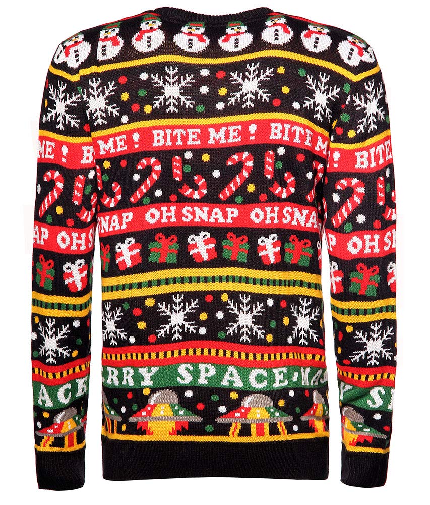Arvilhill Mens Xmas Ugly Funny Pullover Sweater Long Sleeve Winter Knit Jumper Xmas Gift L - Image 5