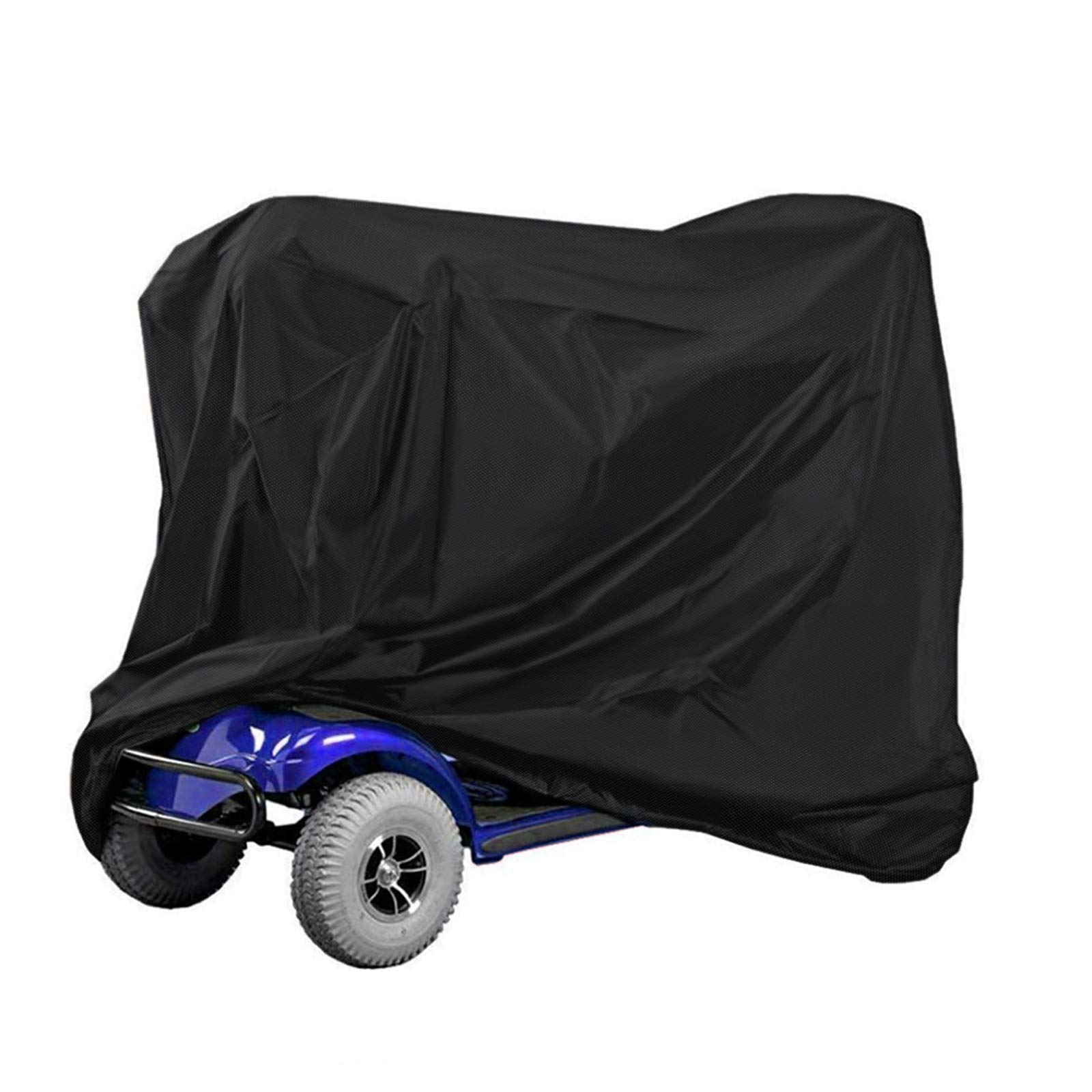 Fenghome Mobility Scooter Cover Waterproof Outdoor Heavy Duty Disability Scooter Covers for All-Weather Protection 140x66x91cm(Black)
