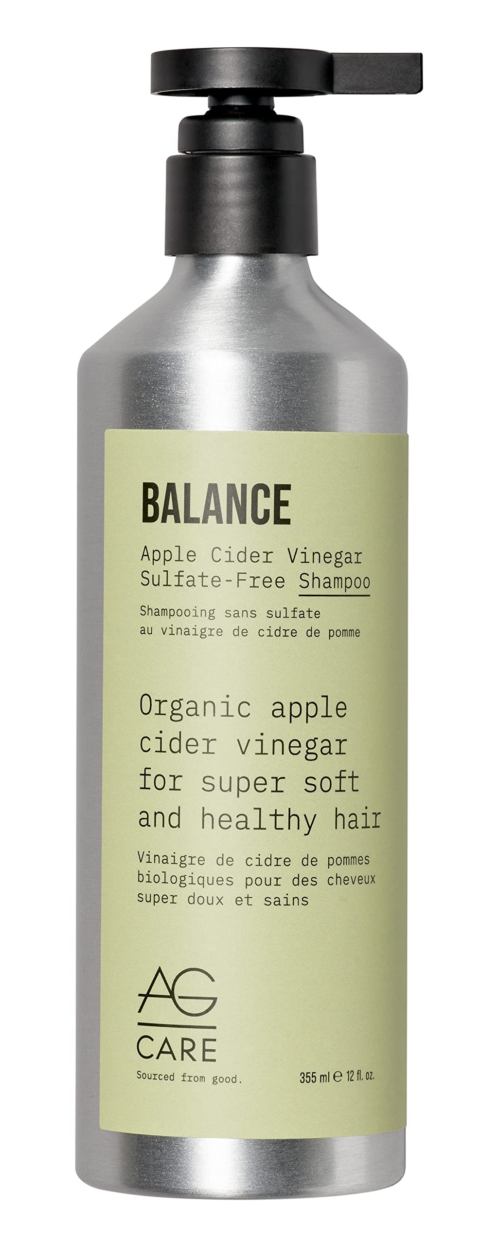 Photo 1 of AG Hair Balance Apple Cider Vinegar Sulfate-Free Shampoo, 12 Fl Oz