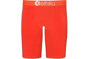 Ethika Boys Staple Boxer Brief | Native Orange