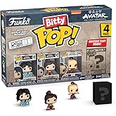 Funko Bitty Pop! Avatar: The Last Airbender - Azula, Ty Lee, Zuko, & A Surprise Mystery Mini Figure - 0.9 Inch (2.2 Cm) Collectable - Stackable Display Shelf Included - Gift Idea - Cake Topper