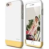 iPhone 6 Case, elago [Glide Limited-Edition][White / Creamy Yellow] - [Mix and Match][Premium Armor][True Fit] &ndash; for iPhone 6 Only