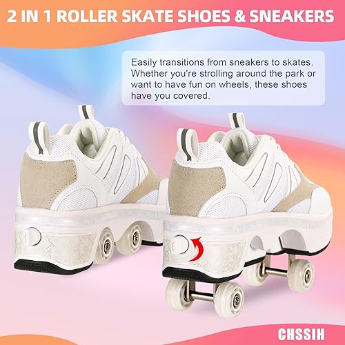 Roller Skate Shoes for Girls and Women Kick Roller Skating Shoes
