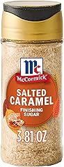McCormick Finishing Sugar, Salted Caramel, Limited Edition, Creamy Caramel Flavor with a Touch of Salt, For Coffee, Ice Cream