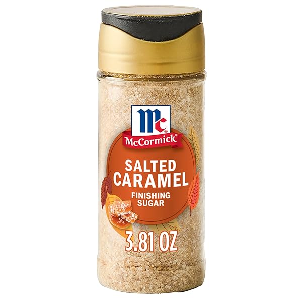 MCCORMICK FINISHING SUGAR, SALTED CARAMEL, RICH, CREAMY CARAMEL...