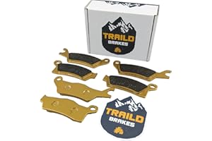 TRAILD Can-Am Outlander Ceramic Brake Pad Set Front & Rear 450, 500, 570, 650, 700, 850, 1000, HD5, HD7, PRO 2013-2025