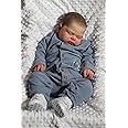 Anano Chubby Reborn Baby Boy Lifelike Veins 24 Inch Realistic Reborn Toddler Dolls Big Size Real Life Newborn Baby Dolls That Look Real Bebe Realistic Babies with Pacifier