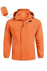 COOFANDY Men's Rain Jacket Waterproof Lightweight