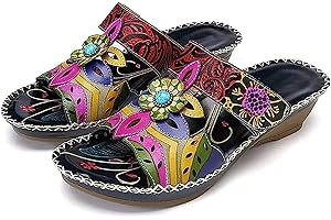 GENERIC Ladmiple Orthotic Sandals For Women Wide Width Comfortable Dressy Casual Summer Orthopedic Flip Flops With Arch Support