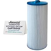 Jacuzzi ProClear 6000-383AJ Hydro Filter Cartridge Twist-Off Cap 60 Sq Ft | Precision-Woven Media, Twist-Off Cap Design, Simplifies Filter Changes, Supports Steady Circulation In J-Series Spas