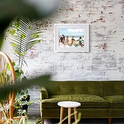 Egofine 16x20 Solid Wood Poster Frame Matted for