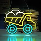 Engineering Vehicle Neon Sign for Wall Decor Tip
