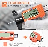 Preciva 2pcs Tyre Tread Depth Gauge 0-25.4mm Digital Large LCD UK view 5
