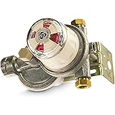 Cavagna Kosan 924N RV Propane Regulator for RV Trailer, Auto Changeover Dual Cylinder Setup, 160000 BTU Capacity, Adjustable pressure and Corrosion resistant