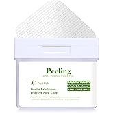 DERMAL Apple Peeling Toner Pads 80 Count – AHA BHA PHA Exfoliating Pads with 20% Korean Apple Fruit Water for Dull Rough Skin – Dual-Sided Vegan Tencel Pads with Tweezers (Korean Skincare)