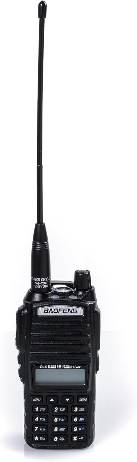 Authentic Genuine Nagoya NA-701 (Commercial Frequency Tuned) 8-Inch Whip VHF/UHF (155/460MHz) Antenna SMA-Female for BTECH and BaoFeng Radios - Image 4