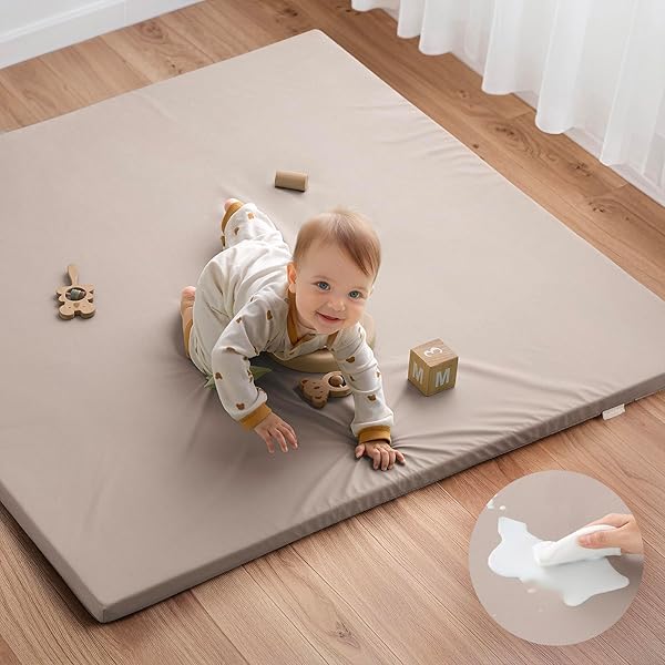 Baby Play Mat, 50 X 50 Inch Play Mat Perfect For Use Baby Playpen