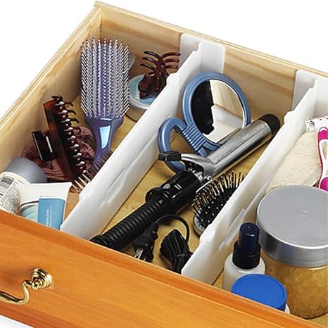 Shopais Set Of 2 Spring Loaded Drawer Dividers Organizer Assorted