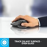 Logitech MX Master 2S Graphite Bluetooth Wireless Mouse Multi Surface view 3