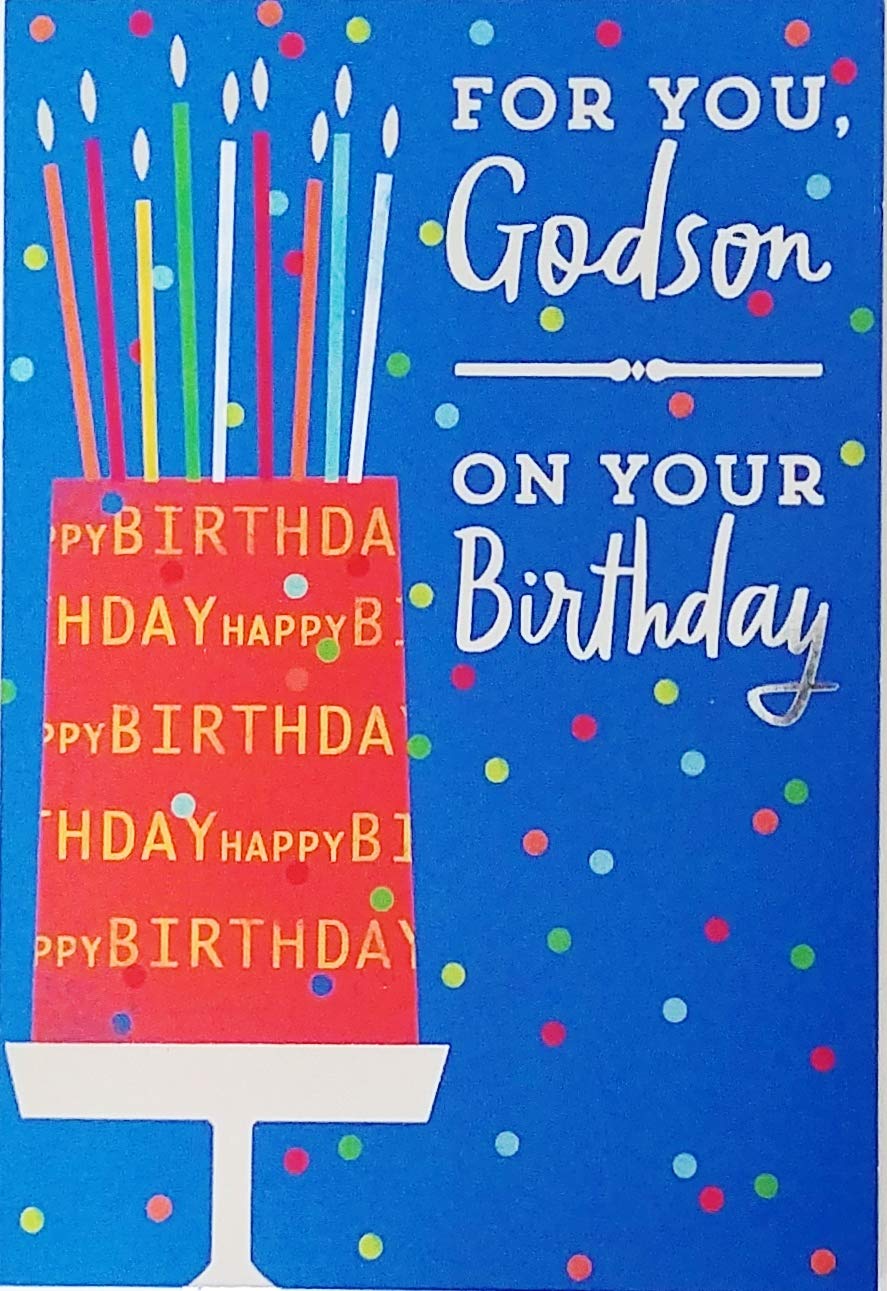 Photo 1 of Greeting Card For You Godson On Your Birthday My Life Became Brighter When You Became Part Of It