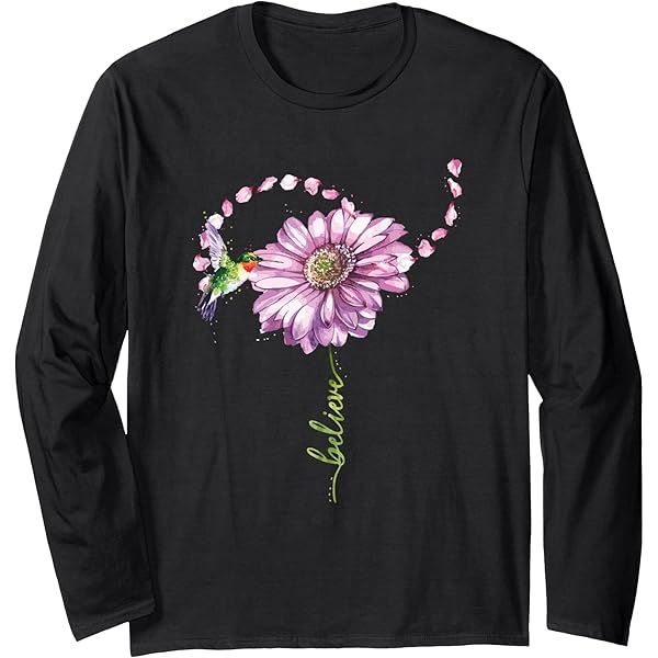 Amazon.com: Daisy White Daisy Flower Gift Long Sleeve T-Shirt